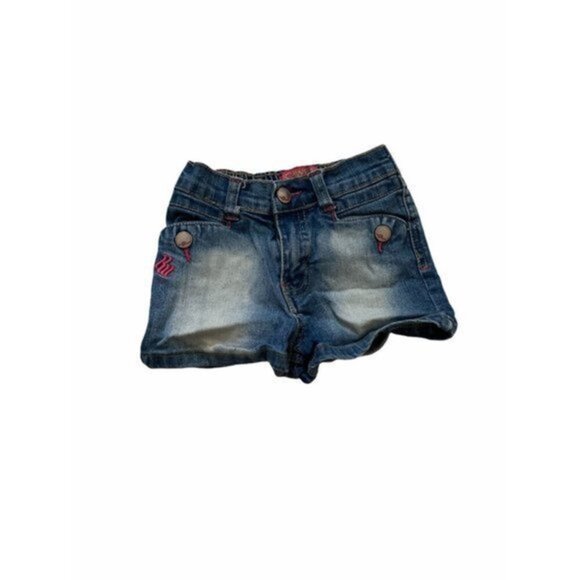 Rockawear 1999 Baby Girls size 24 Months Blue Shorts - Picture 1 of 4